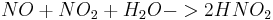 NO + NO_2 + H_2O -> 2 HNO_2