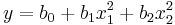 y=b_0+b_1 x_1^2+b_2 x_2^2